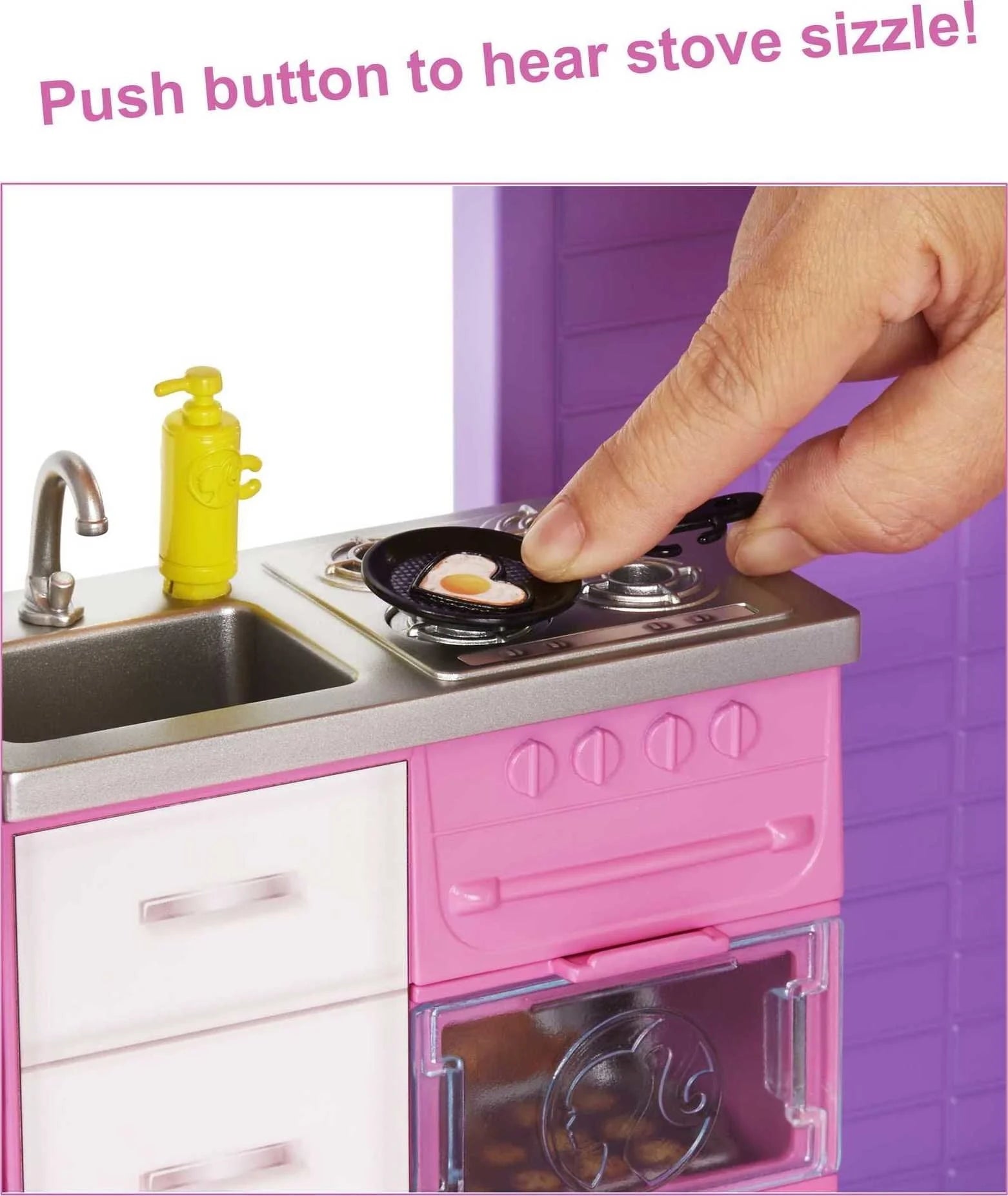 Barbie DreamHouse Dollhouse with elevator, pool, lighting and over 70 accessories – 3-story playset