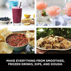 Ninja Mega Kitchen System, 1500 Watt Stand Mixer (2.1 Liters) and Food Processor (8 Cups) with (2) 473 ml Takeaway Cups