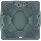 AquaRest Spas 6-Person Plug-and-Play Hot Tub – 29-Jet Square Design with Ozonator