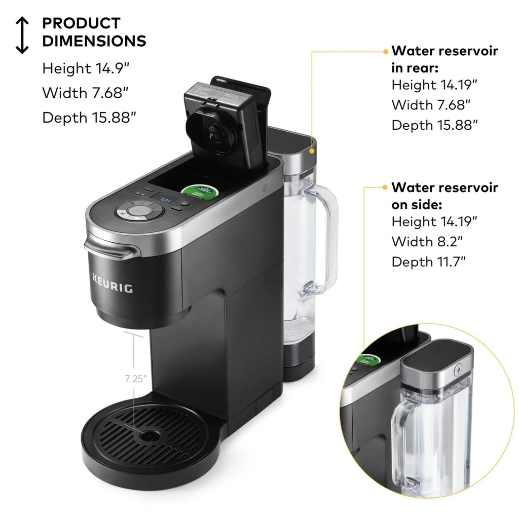 Keurig K-Duo Plus coffee machine for single servings and pots