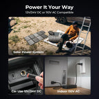 BougeRV 12 Volt Refrigerator 12V Car Fridge 23 Quart Portable Freezer Compressor Cooler 12/24V DC 110~240 Volt AC for Truck Van RV Camper SUV Travel Camping Road Trips Tailgating -7℉~50℉