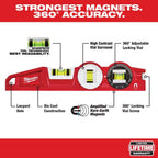 10 in. /24 in. /48 in. /78 in. REDSTICK Magnetic Box and Torpedo Level Set MLBXCM78