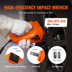 VEVOR Electric 5 Ton/11023 LBS Car Jack with Impact Wrench