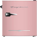 Frigidaire EFR176 Retro Compact Fridge with Chiller Mini Refrigerator with Built-in Bottle Opener for Office, Bedroom, Dorm Room or Cabin, 1.6 cu ft 16" D x 18" W x 18.5" H, Moonlight