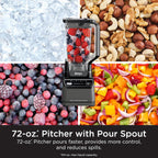Ninja BL610 Professional 72 Oz Countertop Blender with 1000-Watt Base and Total Crushing Technology for-Smoothies, Ice and Frozen Fruit, Black