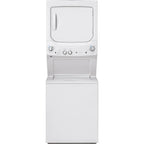 Laundry Center 2025 with 3.8 cubic foot (approx. 108 liters) top-loading washing machine and 5.9 cubic foot (approx. 167 liters) electric dryer – White