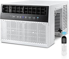 Antarctic Star 12,000 BTU U-shaped window air conditioner, cools rooms up to 550 square feet with 6 modes, 24-hour timer, ultra-quiet window air conditioner