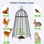 Yolid Garden Cloches for Plants Set of 6, Chicken Wire Cloche Plant