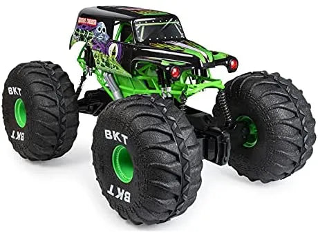 Monster Jam, Official Mega Grave Digger All-Terrain Remote Control Monster Truck with Lights  sgtnighsdesigns