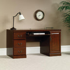 Sauder Heritage Hill Computer Credenza Desk, Classic Cherry Finish