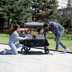 Jeep Wrangler Deluxe 4-seater stroller by Delta Children Premium Quad stroller