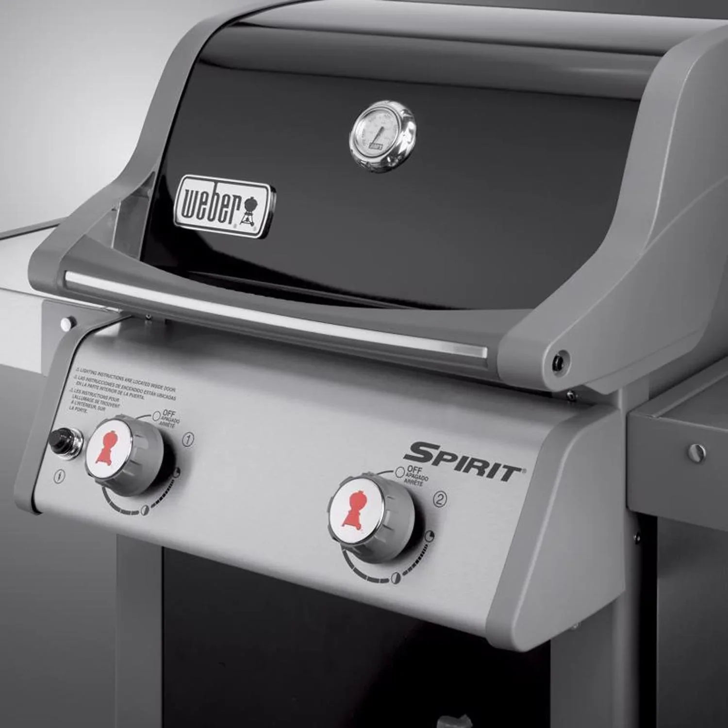 Weber Spirit E-210 Dual Burner Liquefied Propane Grill, Black