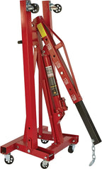 Strongway Hydraulic Engine Hoist with Load Leveler – 2-Ton Capacity, 1in.-82 5/8in. Lift Range