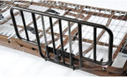 Fully electric hospital bed set, foam mattress, half side rails