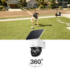 eufy Security – SoloCam S340 Outdoor Wireless 3k Security Camera with Dual Lens – White