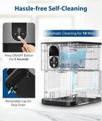 44lbs/24H Nugget Ice Maker Countertop Dispenser