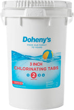 3 Inch Stabilized Chlorine Tablets | Pro-Grade Pool Sanitizer, Long Lasting, Slow Dissolving, 99% Pure Tri-Chlor, Individually Wrapped – 50lb