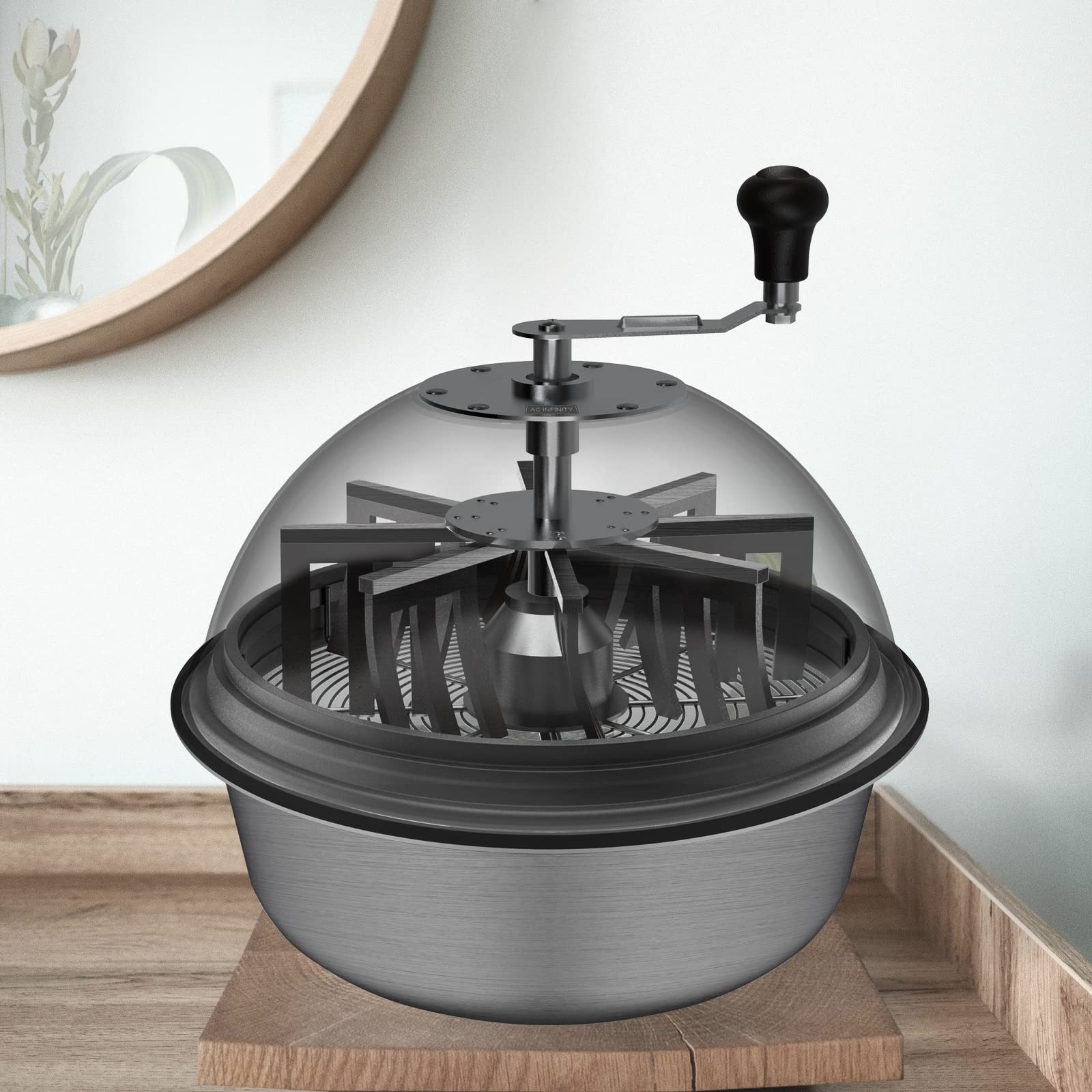 AC Infinity 16" Bud Leaf Bowl Trimmer with Stainless Steel Blades