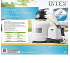 Intex 3000 GPH Sand Filter Pump for Above Ground Pools with Deluxe Maintenance Kit
