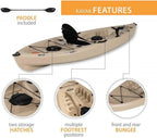 Lifetime 90806 Tamarack Angler 100 Fishing Kayak C 2-Pack (Paddles included)