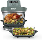 Ninja Crispi Pro 6-in-1 Glass Air Fryer | 6-Liter and 2.5-Liter Glass Containers with Storage Lids