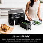 Ninja DZ550 Foodi 10 Quart 6-in-1 DualZone