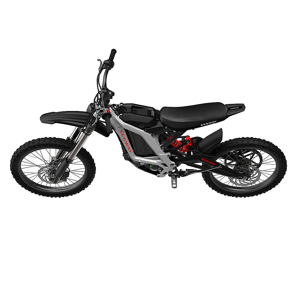 2025 Segway – Dirt eBike x260 w/74.6 mi Max Operating Range & 46.6 mph Max Speed – Silver